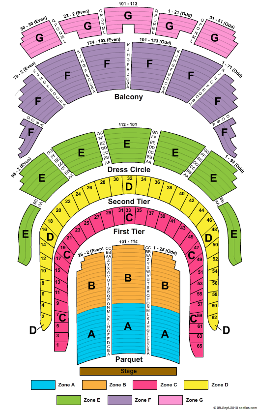 Carnegie Hall Seating Chart